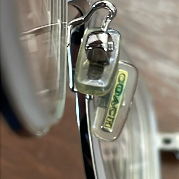 Coach HC5095 9001 silver and purple eyeglasses with hard case - Picture 6 of 16